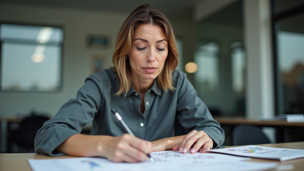 Osoba řeší složitou puzzle reprezentující překonávání problémů a hledání řešení